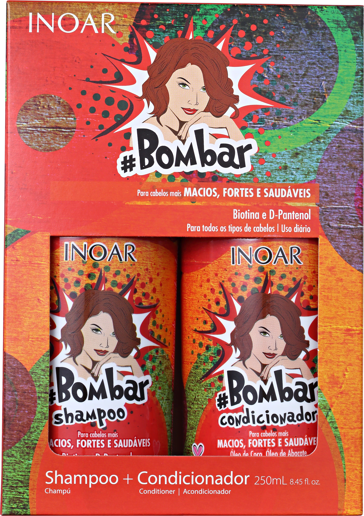 Kit Duo #Bombar (shampoo e condicionador) - 250ml