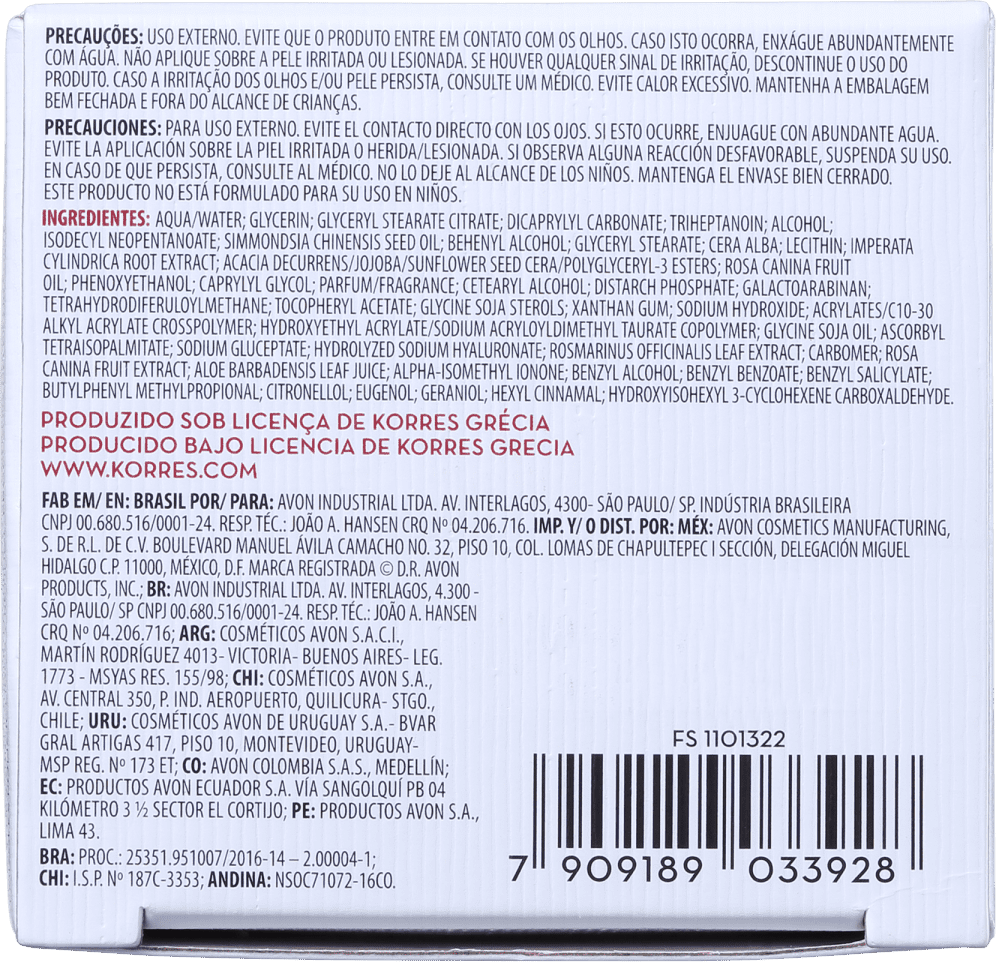 Korres Wild Rose - Creme Anti-Idade Noturno 40g