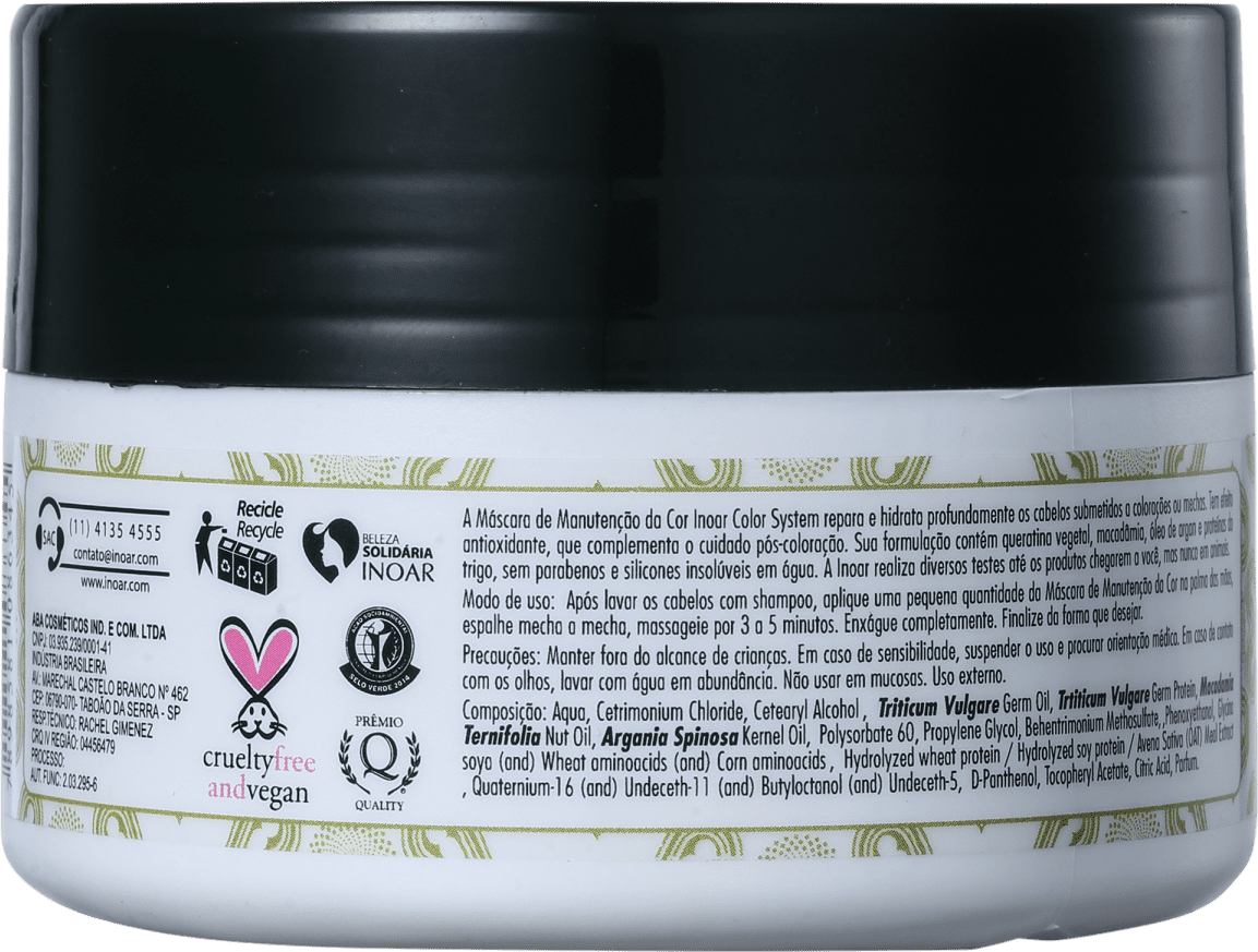 Inoar Color System - Máscara Capilar 250g