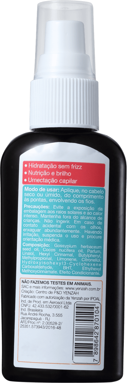 Yenzah Sou+Cachos Óleo de Coco Premium - Óleo Capilar 60ml