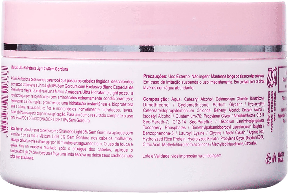 Charis Light - Máscara de Hidratação 300g
