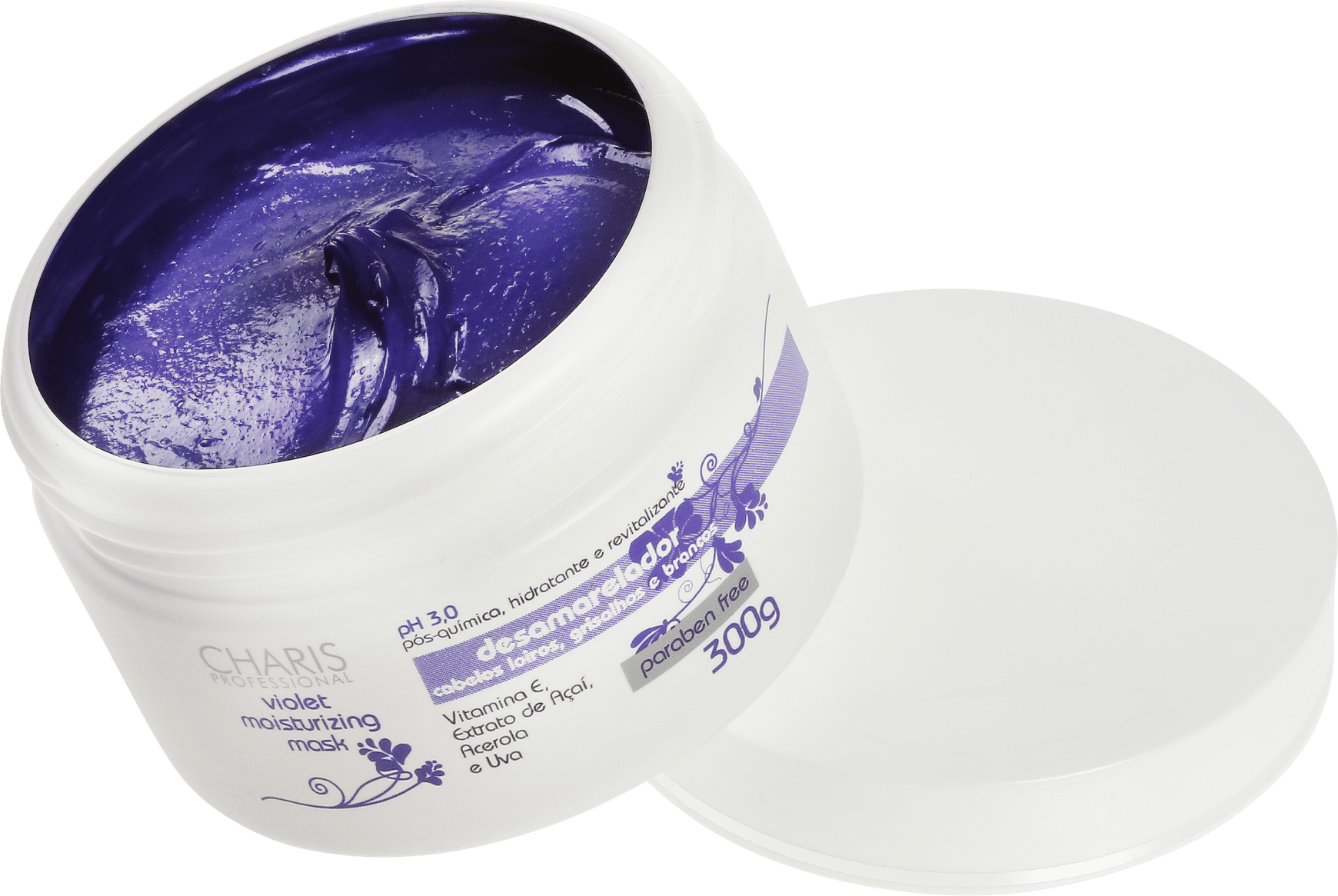 Charis Violet Desamarelador - Máscara Capilar 300g