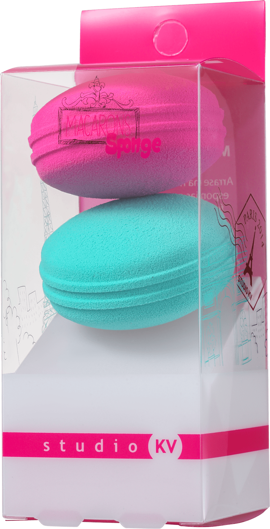Studio KV Macaron Sponge - Esponja de Maquiagem 2un