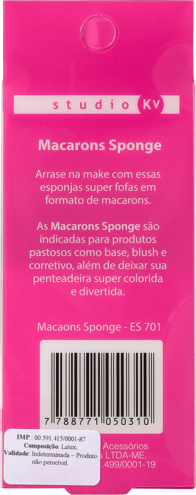 Studio KV Macaron Sponge - Esponja de Maquiagem 2un