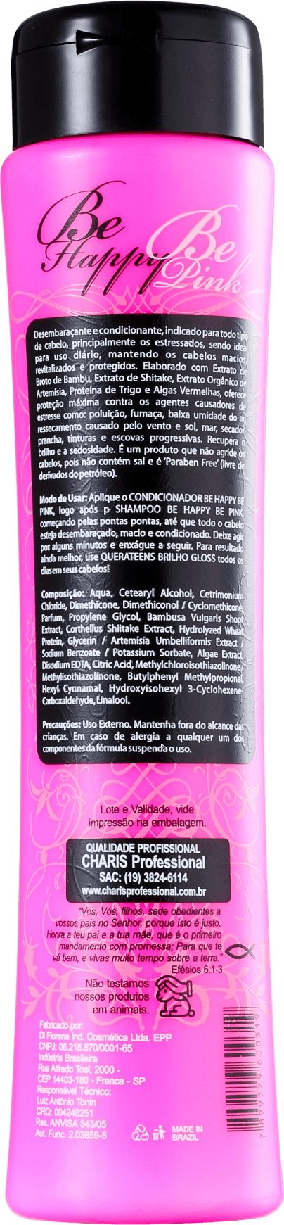 Charis Just For Teens Be Happy Be Pink - Condicionador 300ml