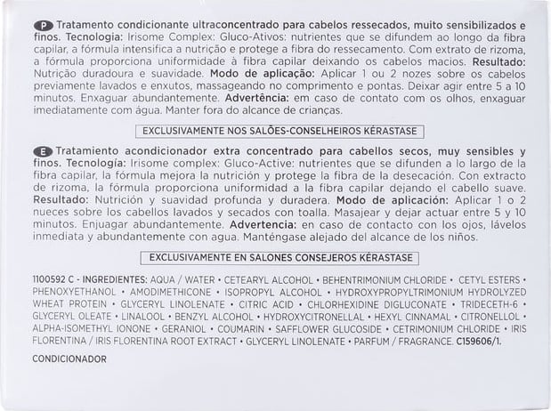 Kérastase Nutritive Masquintense Cabelos Finos - Máscara de Nutrição 200ml