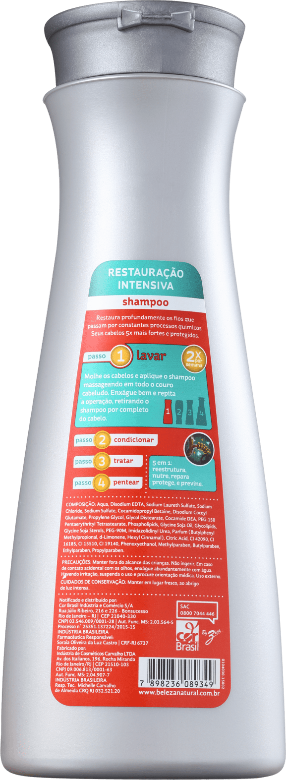 Beleza Natural Bn.Pro Restauração Intensiva - Shampoo 350ml