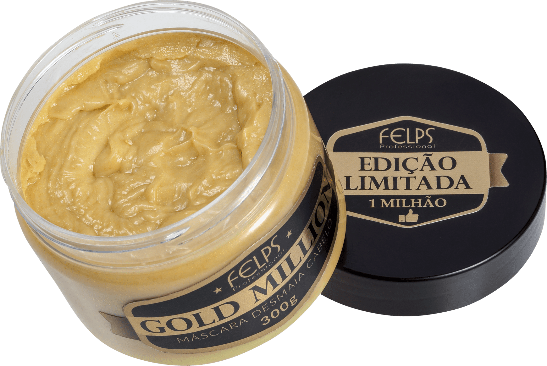 Felps Profissional Gold Million Desmaia Cabelo - Máscara Capilar 300g