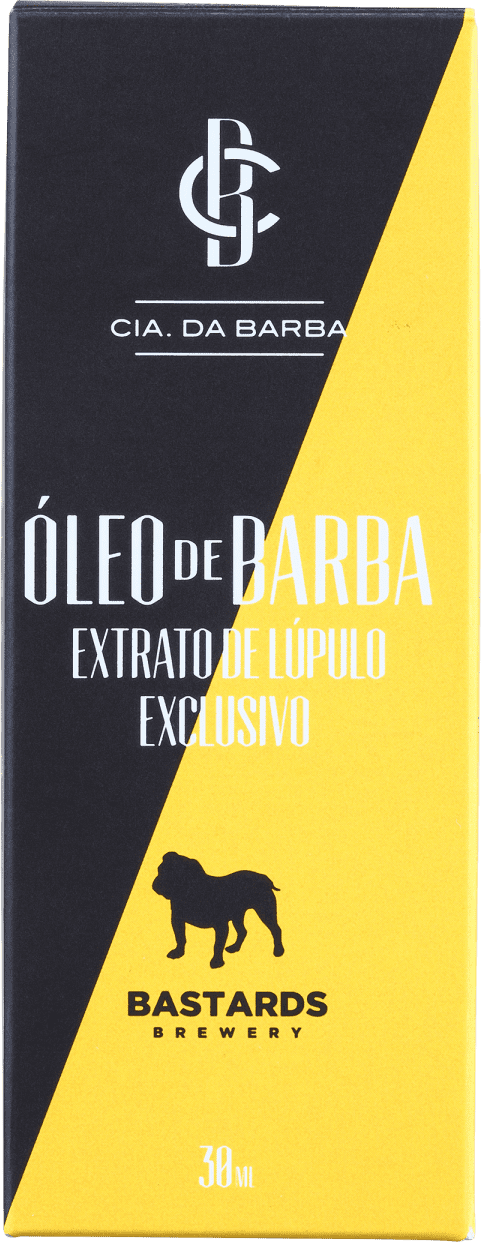 Cia da Barba Lúpulo de Cerveja Bastards - Óleo para Barba 30ml