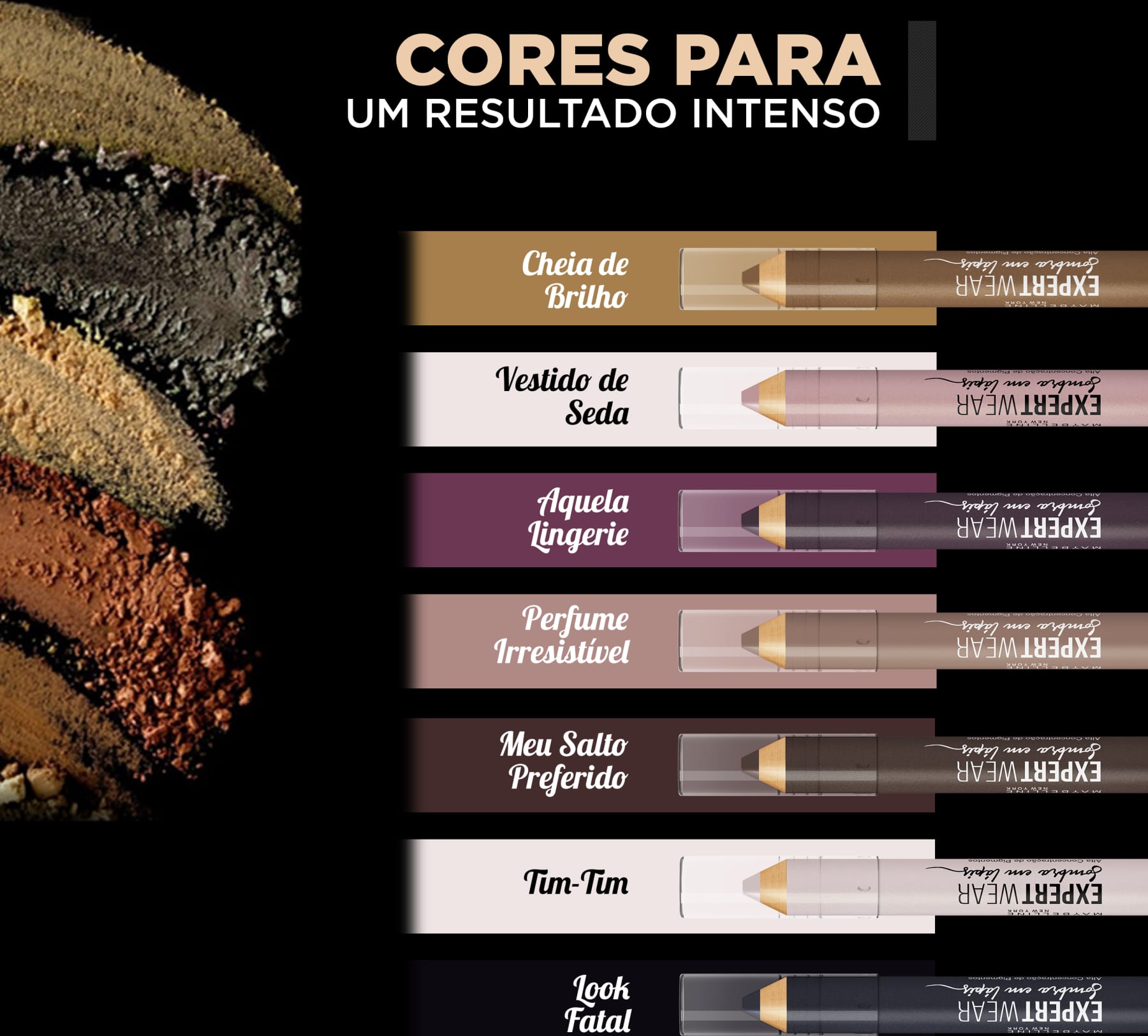 Maybelline Expert Wear Vestido de Seda - Sombra Cintilante 1,25g