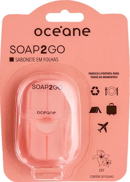 Soap2Go Lírio - Sabonete em Folhas 30 un