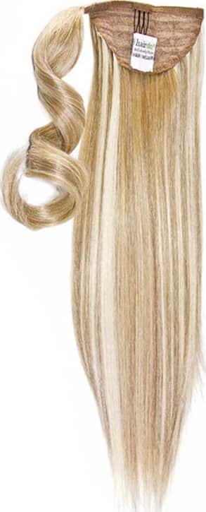 Hairdo Rabo de Cavalo Liso - Louro Com Mechas Super Claras 46Cm