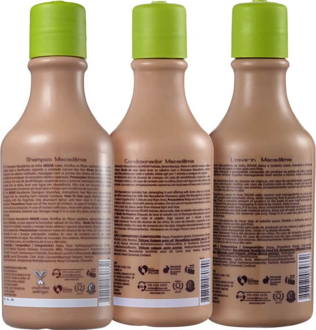 Kit Inoar Macadâmia Oil Premium Diário (3 Produtos)