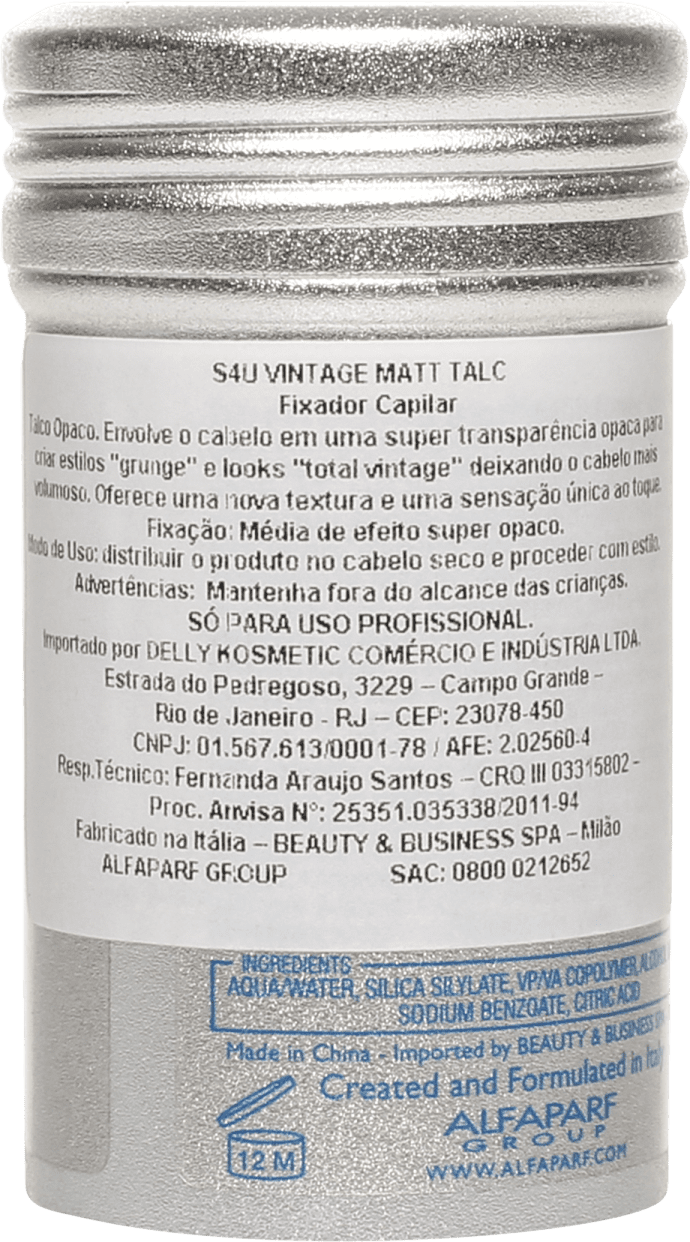 Alfaparf S4U Style For You Vintage Matt Talc - Pó Modelador 10g