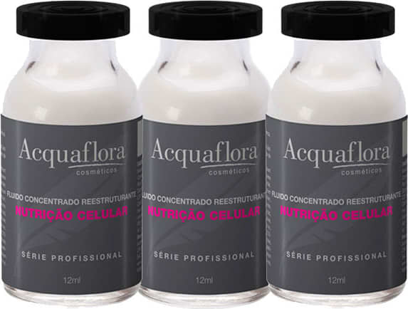 Acquaflora Nutrição Celular - Ampola de Nutrição 3x12ml