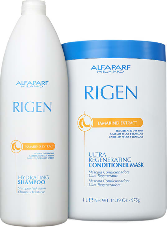 Kit Alfaparf Rigen Tamarind Extract Ultra Regenerating Profissional (2 Produtos)