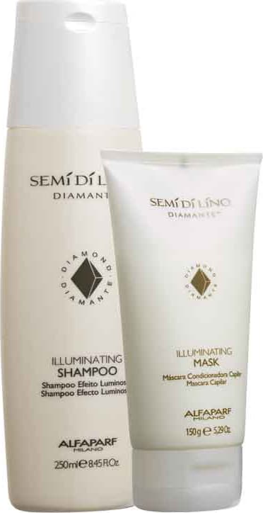 Alfaparf Semi di Lino Diamante Illuminating Duo Kit (2 Produtos) Edição Limitada
