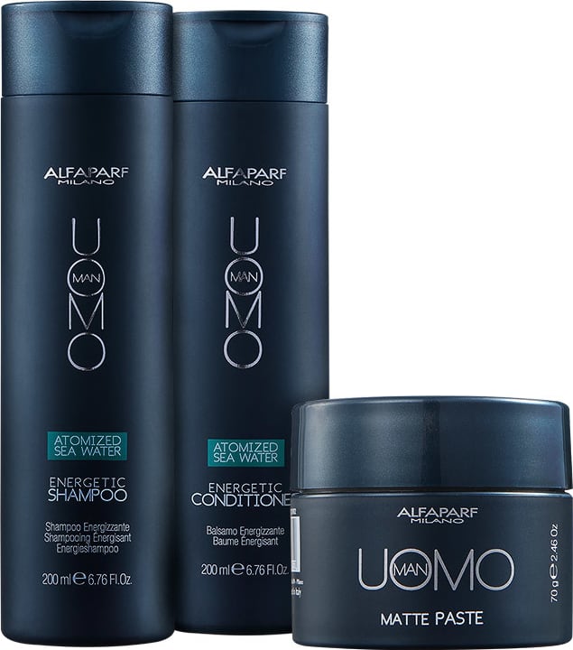 Alfaparf Uomo Man Silver Matte Kit (3 Produtos)
