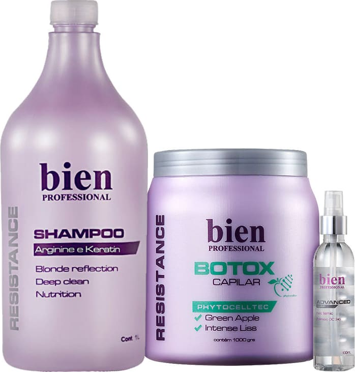 Kit Bien Professional Resistance Botox Capilar (3 Produtos)