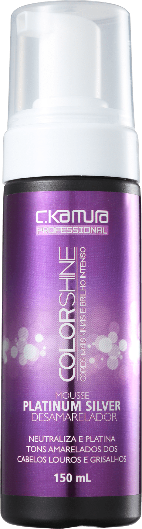 C.Kamura Color Shine Platinum Silver - Mousse Desamareladora 150ml