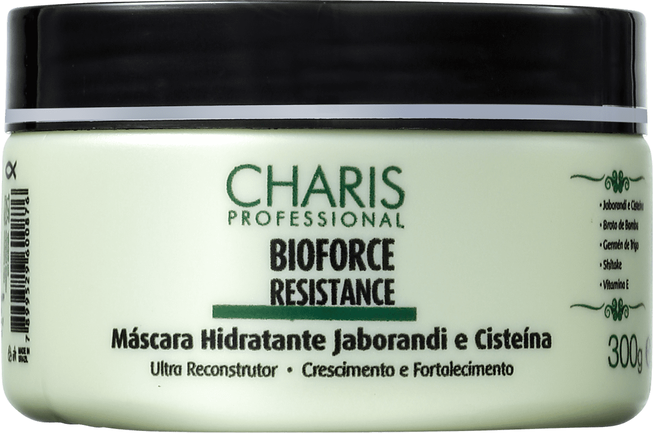 Charis Bioforce Resistance Jaborandi e Cisteína - Máscara de Reconstrução 300g