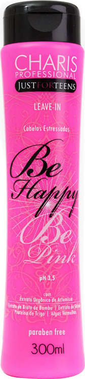 Charis Just for Teens Be Happy Be Pink Leave-In - Finalizador Leave-In 300ml