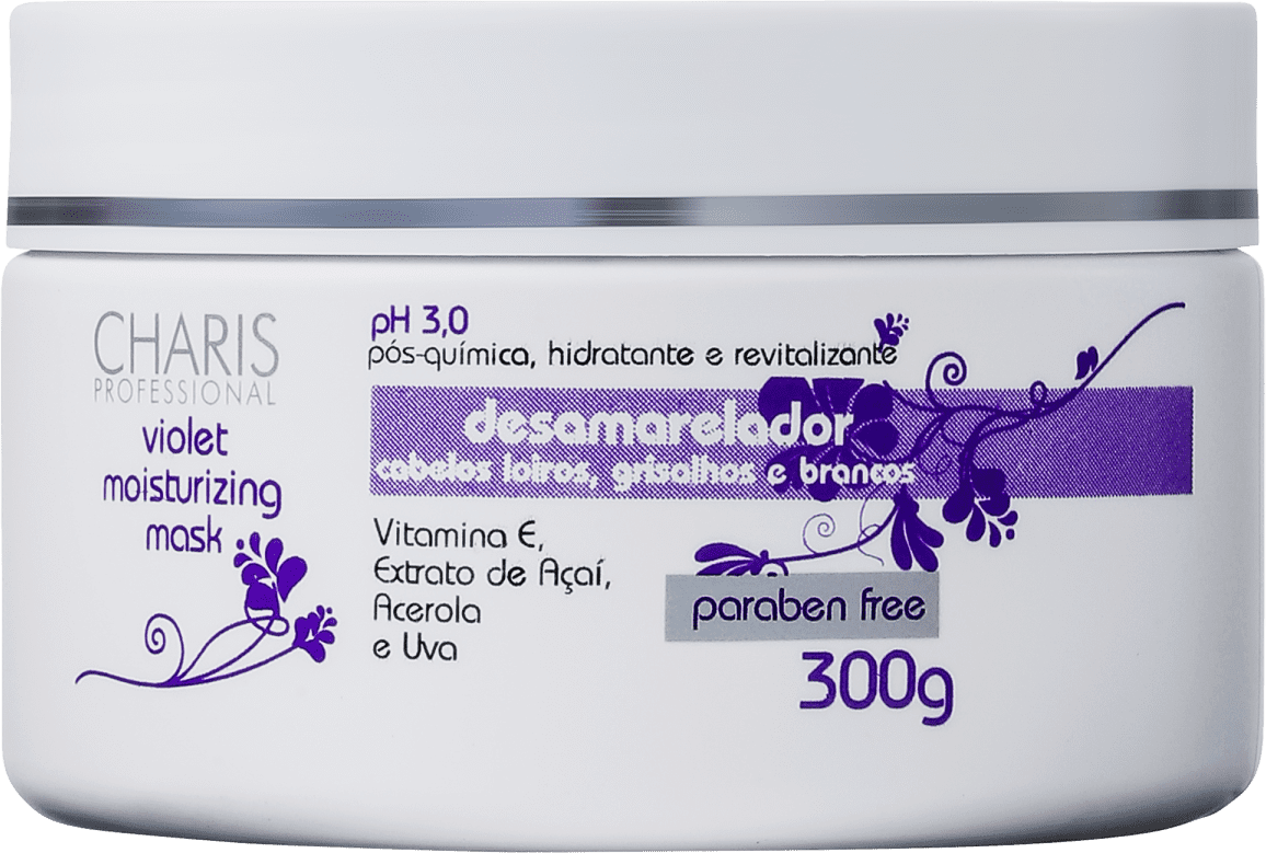 Charis Violet Desamarelador - Máscara Capilar 300g
