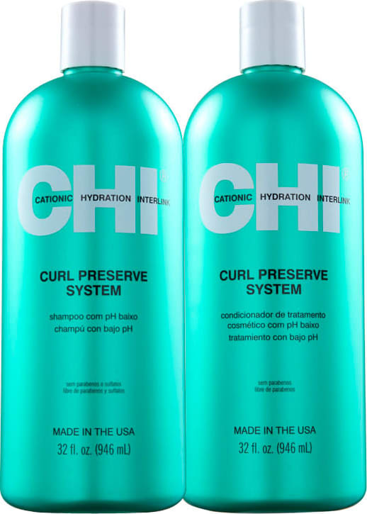 Kit CHI Curl Preserve System Salon Duo (2 Produtos)