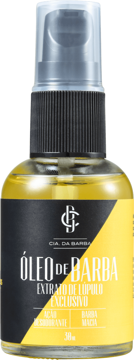 Cia da Barba Lúpulo de Cerveja Bastards - Óleo para Barba 30ml