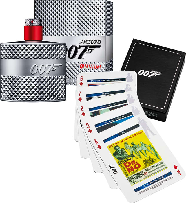 Conjunto 007 Quantum James Bond Masculino - Eau de Toilette 50ml + Jogo de Cartas