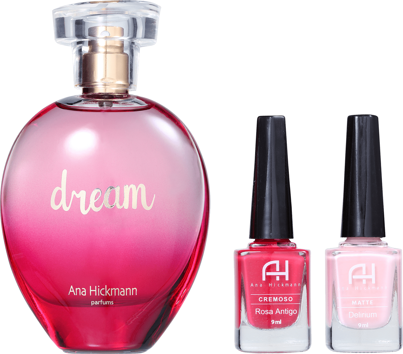 Conjunto Dream Ana Hickmann Feminino - Eau de Cologne 80ml + Esmalte 9ml 2un