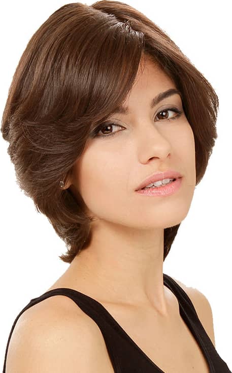 Crown Wigs Amanda Castanho Médio/Claro/Louro Escuro - Peruca 25cm