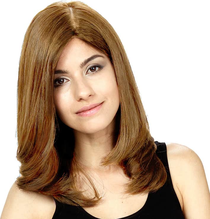 Crown Wigs Diana Louro Claro/Escuro - Peruca 45cm