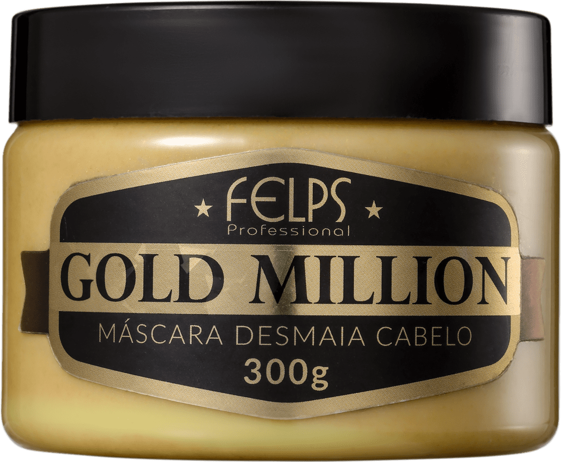 Felps Profissional Gold Million Desmaia Cabelo - Máscara Capilar 300g