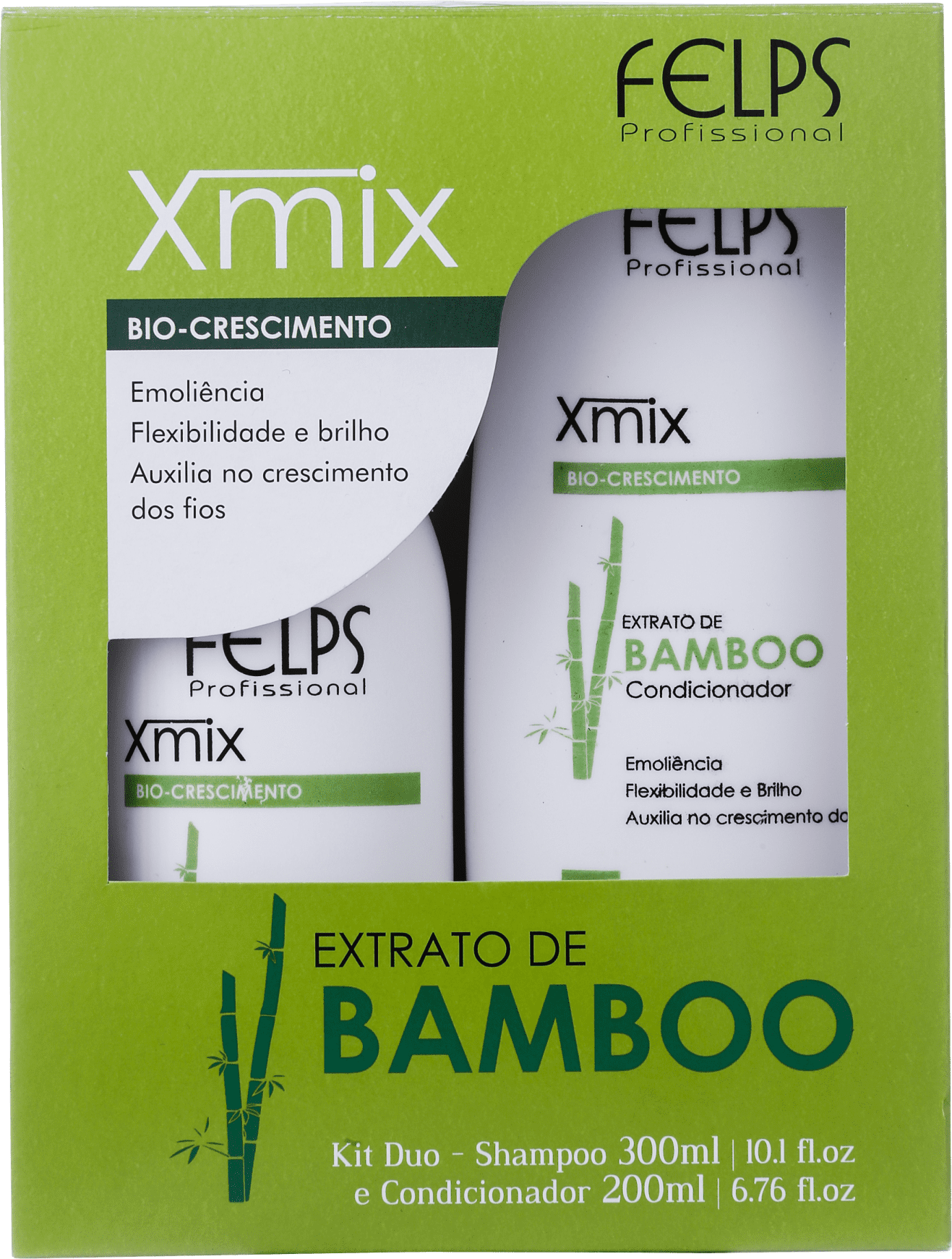 Kit Felps Profissional XMix Extrato de Bamboo Duo (2 Produtos)