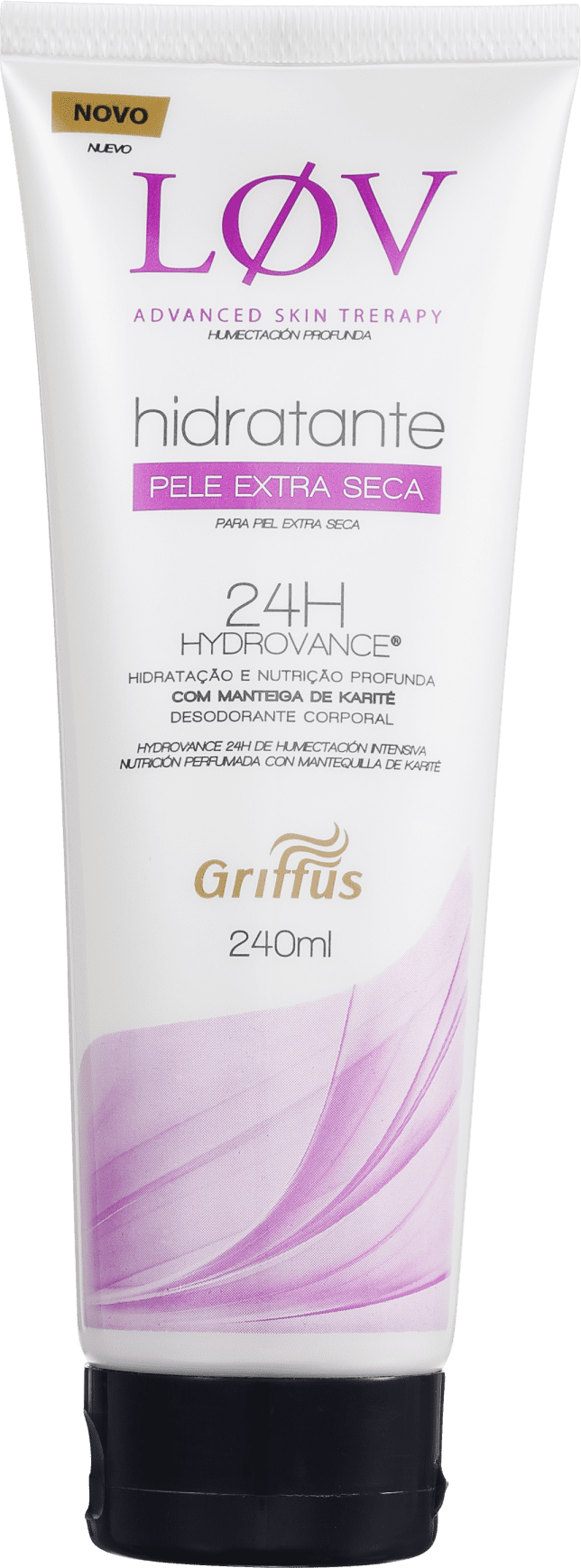 Griffus Lov Pele Extra Seca - Hidratante Corporal 240ml