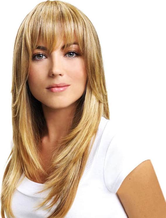 Hairdo Franja Dourado Com Californianas
