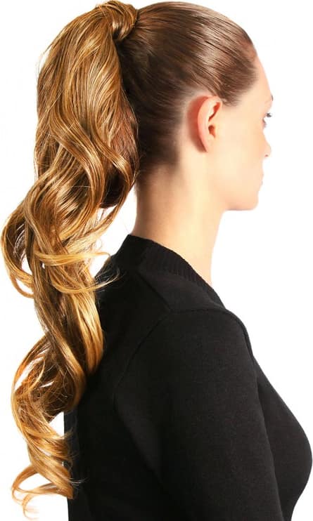 Hairdo Rabo de Cavalo Ondulado - Louro Dourado Com Californianas 58Cm