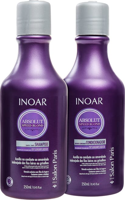 Kit Duo Absolut Speed Blond (shampoo e condicionador) - 250ml