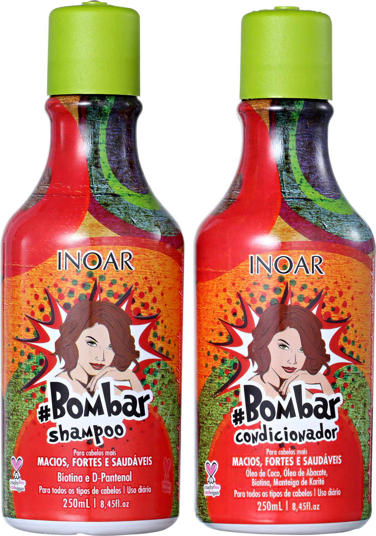 Kit Duo #Bombar (shampoo e condicionador) - 250ml