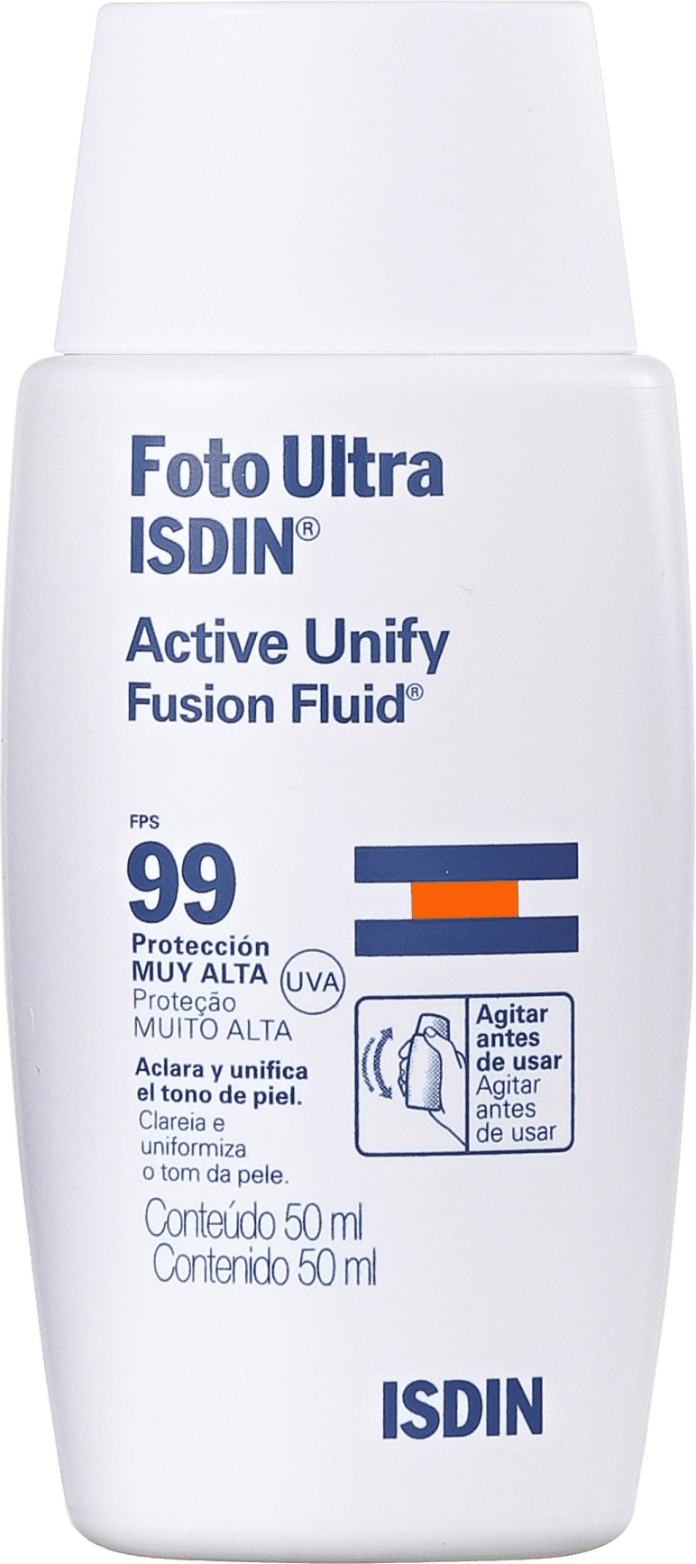 ISDIN Foto Ultra Active Unify FPS 99 - Protetor Solar Facial 50ml