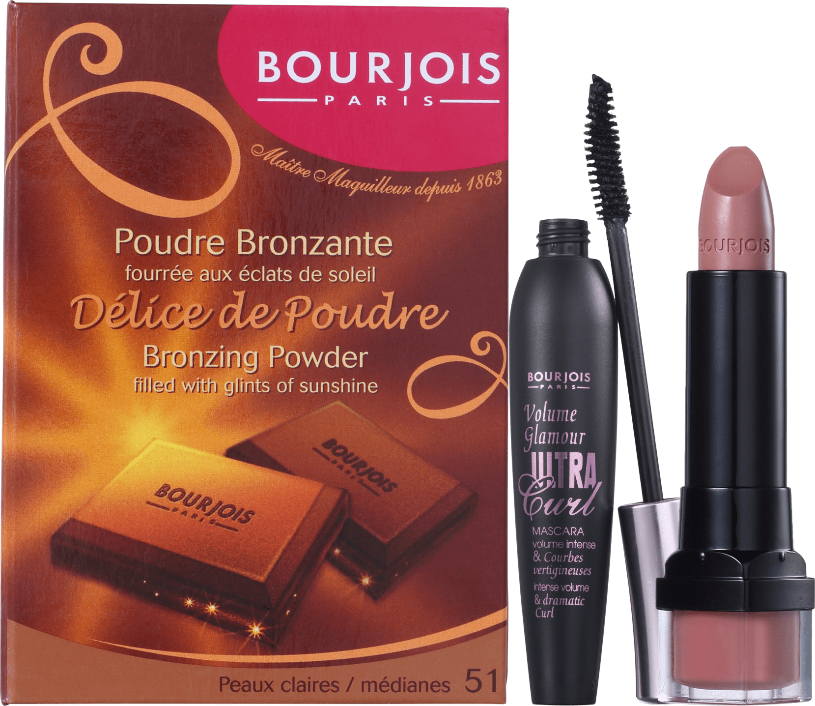 Kit Bourjois Face Glam (3 Produtos)