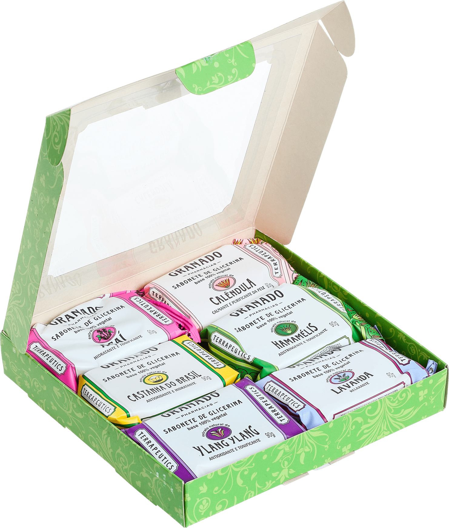 Kit Granado Terrapeutics Mix - Sabonetes em Barra 6x90g