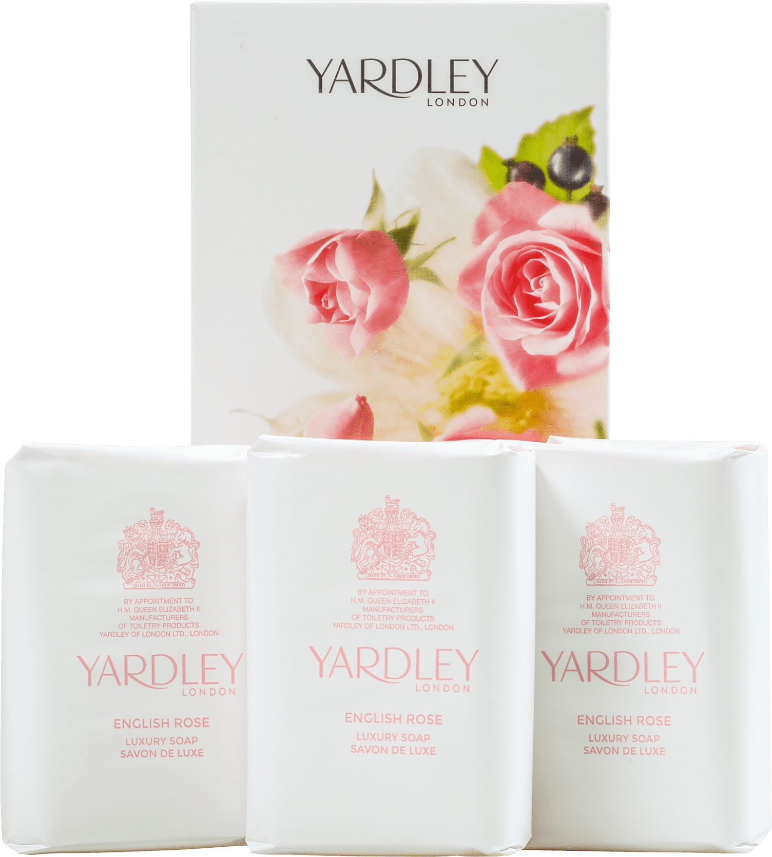 Kit Yardley English Rose Luxury - Sabonetes em Barra 3x100g