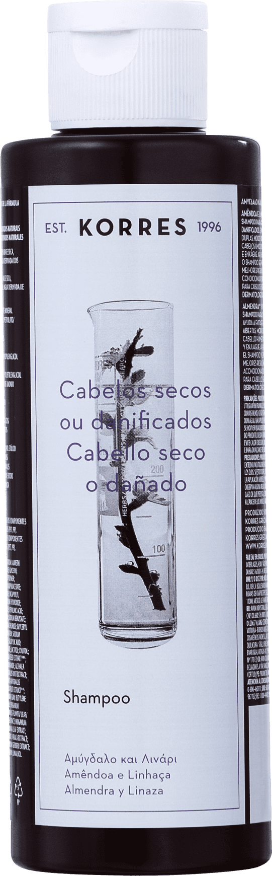 Korres Amêndoa e Linhaça - Shampoo 250ml