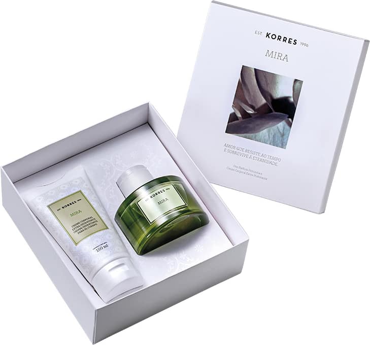 Conjunto Mira Korres Feminino - Deo Parfum 75ml + Creme Corporal 150ml
