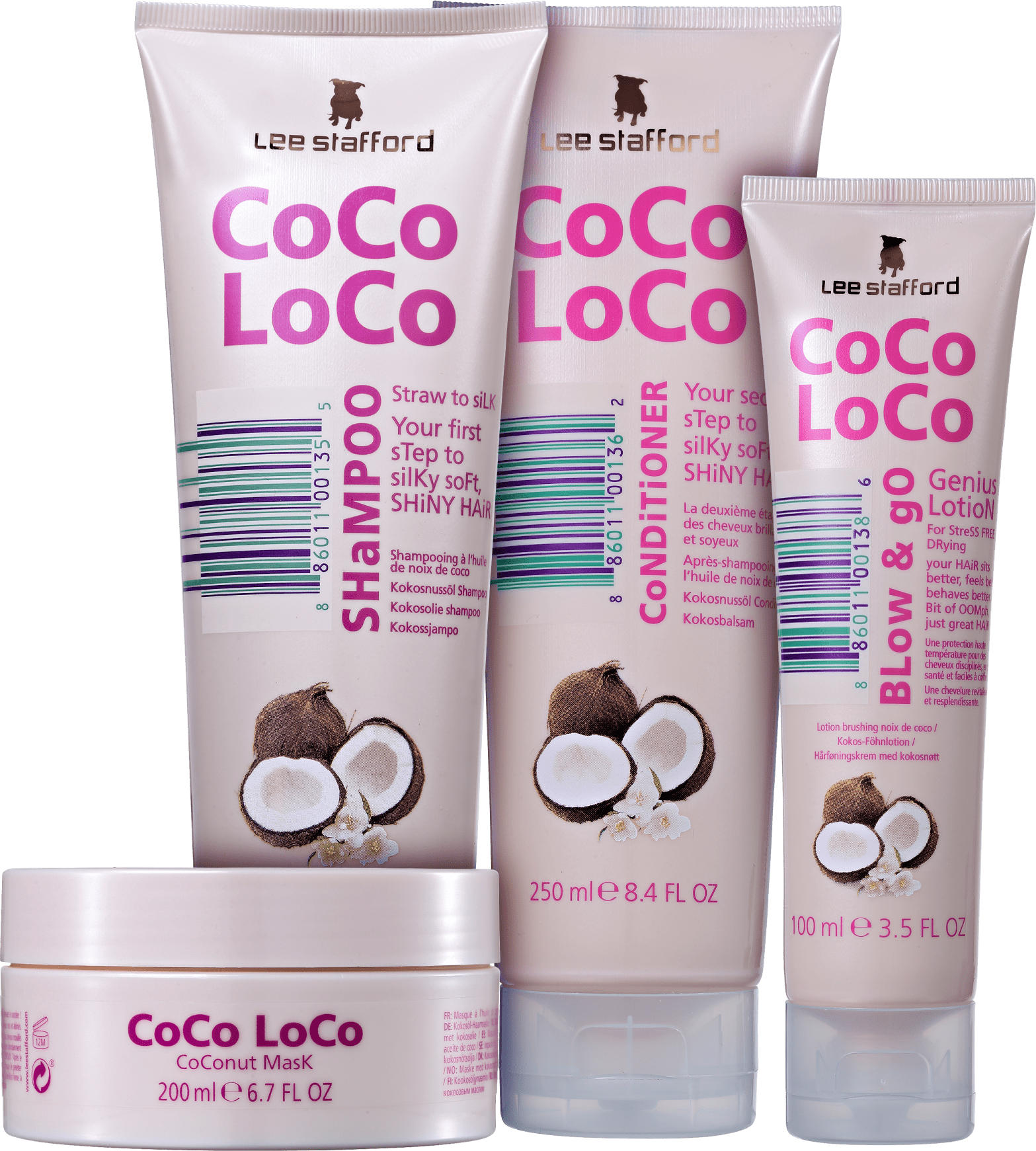 Kit Lee Stafford Coco Loco Complete (4 Produtos)