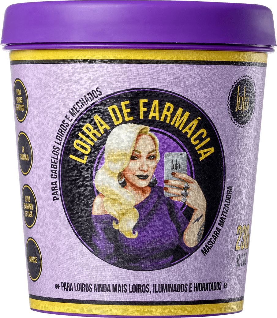 Lola Cosmetics Loira de Farmácia - Máscara Matizadora 230g