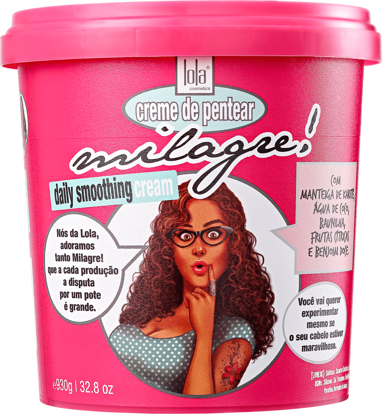 Lola Cosmetics Milagre - Creme de Pentear 930g