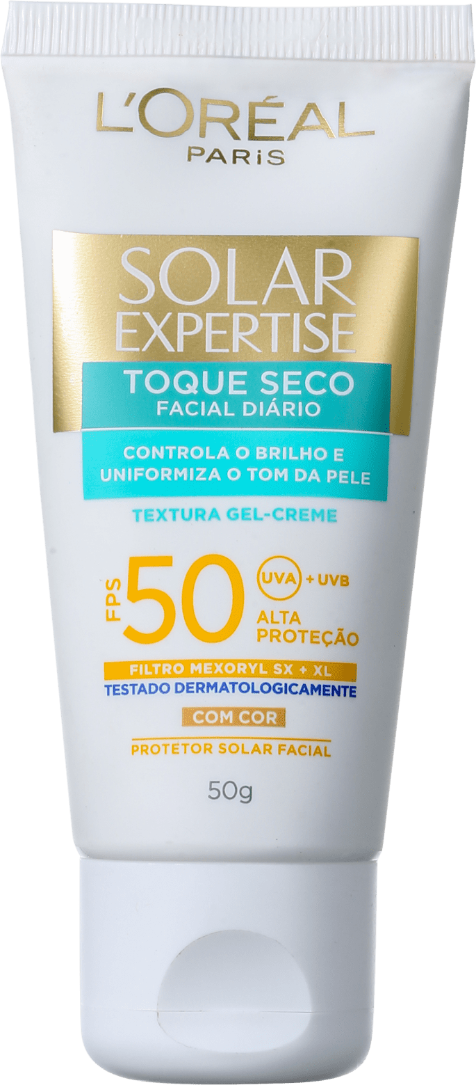 L'Oréal Paris Solar Expertise Toque Seco FPS 50 - Protetor Solar com Cor 50g